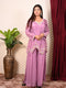 Embroidered V-Neck Kurti Pant Set
